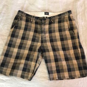 Obey plaid shorts